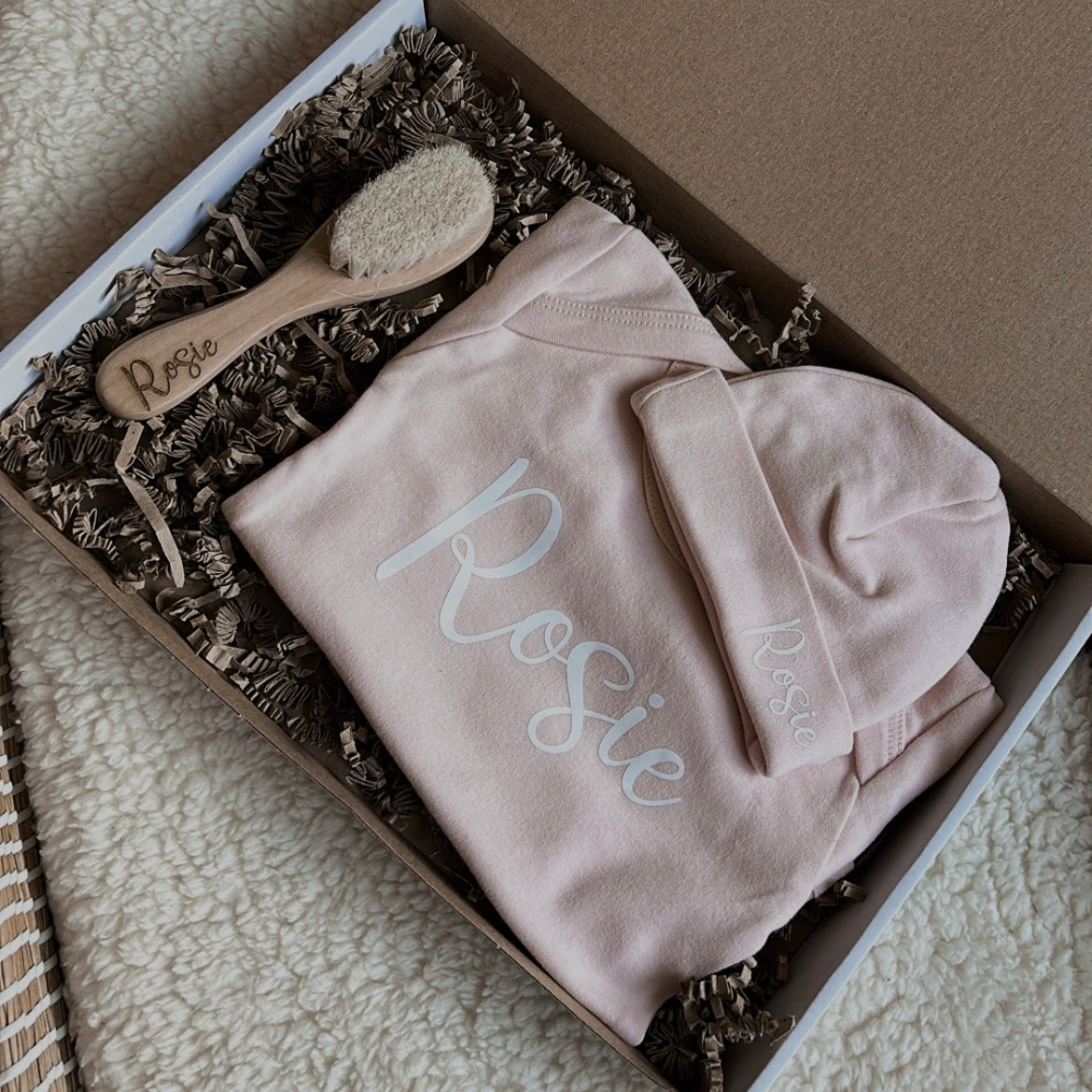 Brievenbus cadeautje - Baby roze