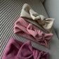 Combi deal haarbandjes roze donker roze beige