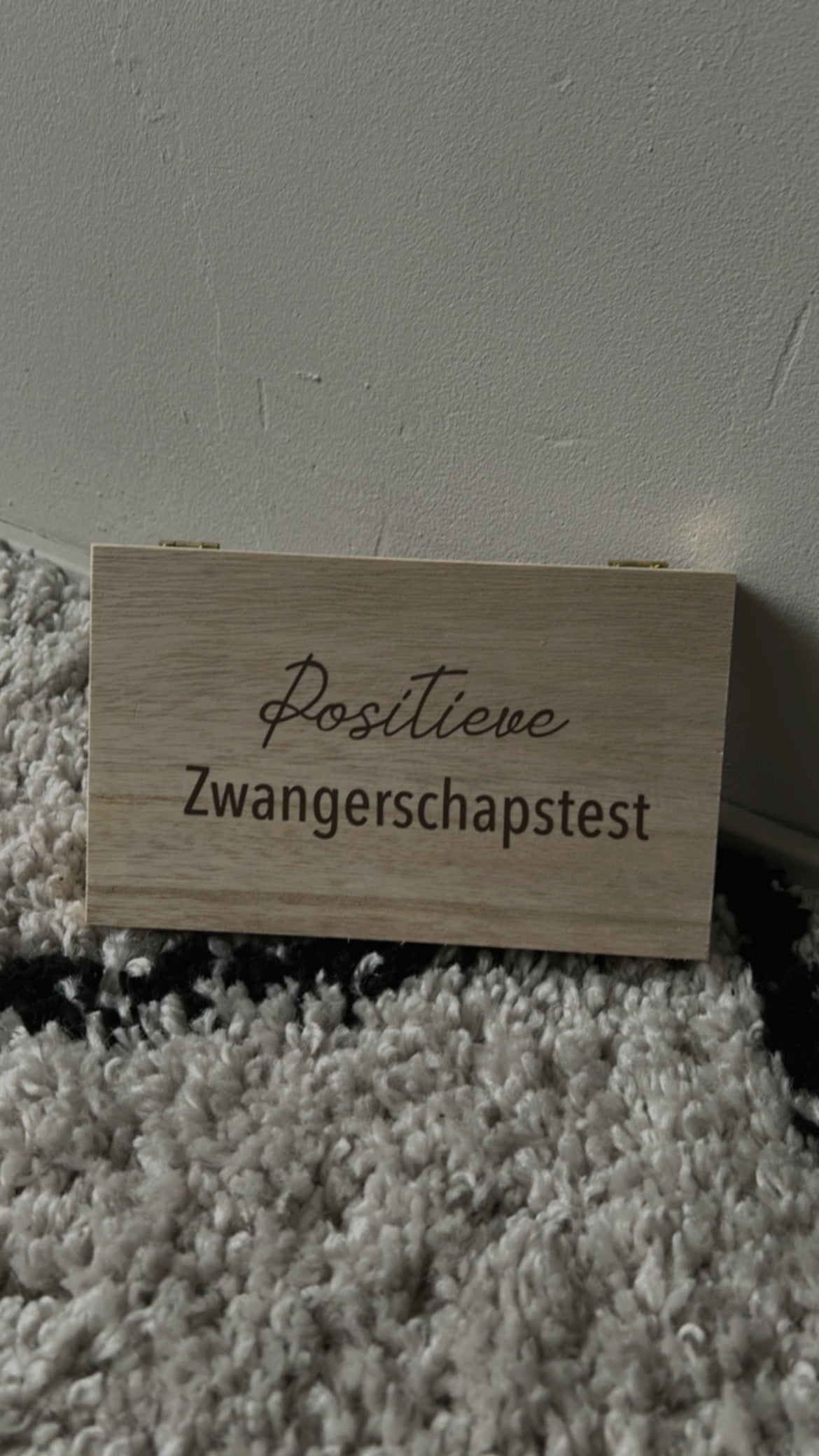 Mijn positieve zwangerschapstest