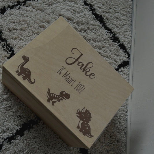 Memorybox - ontwerp dino