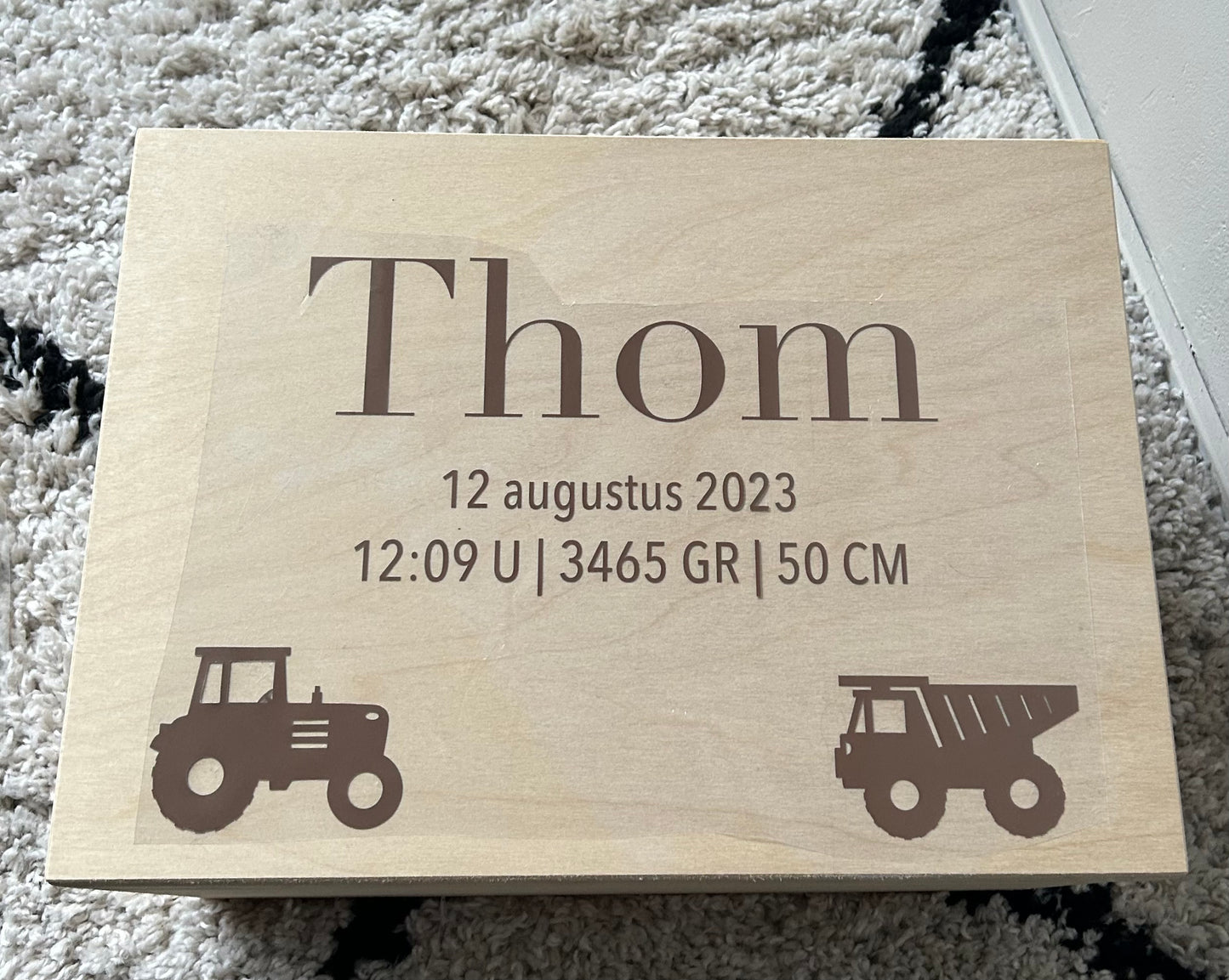 Memorybox - ontwerp tractor