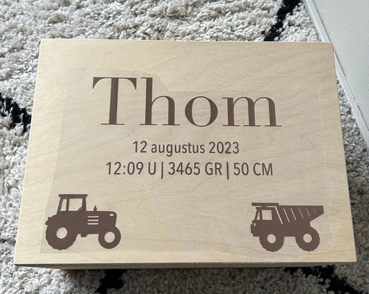 Memorybox - ontwerp tractor